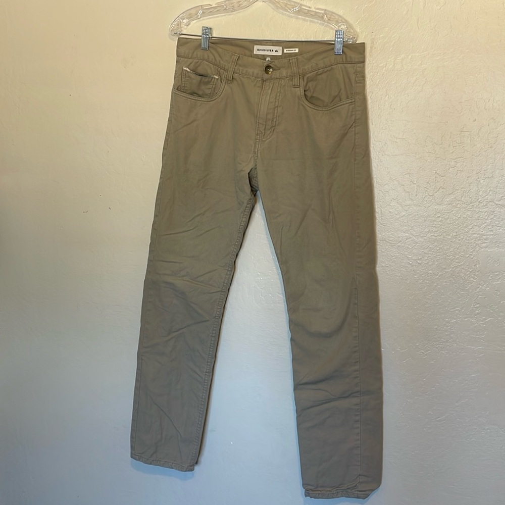 Quicksilver Khaki/Fleece Men’s pants - 32